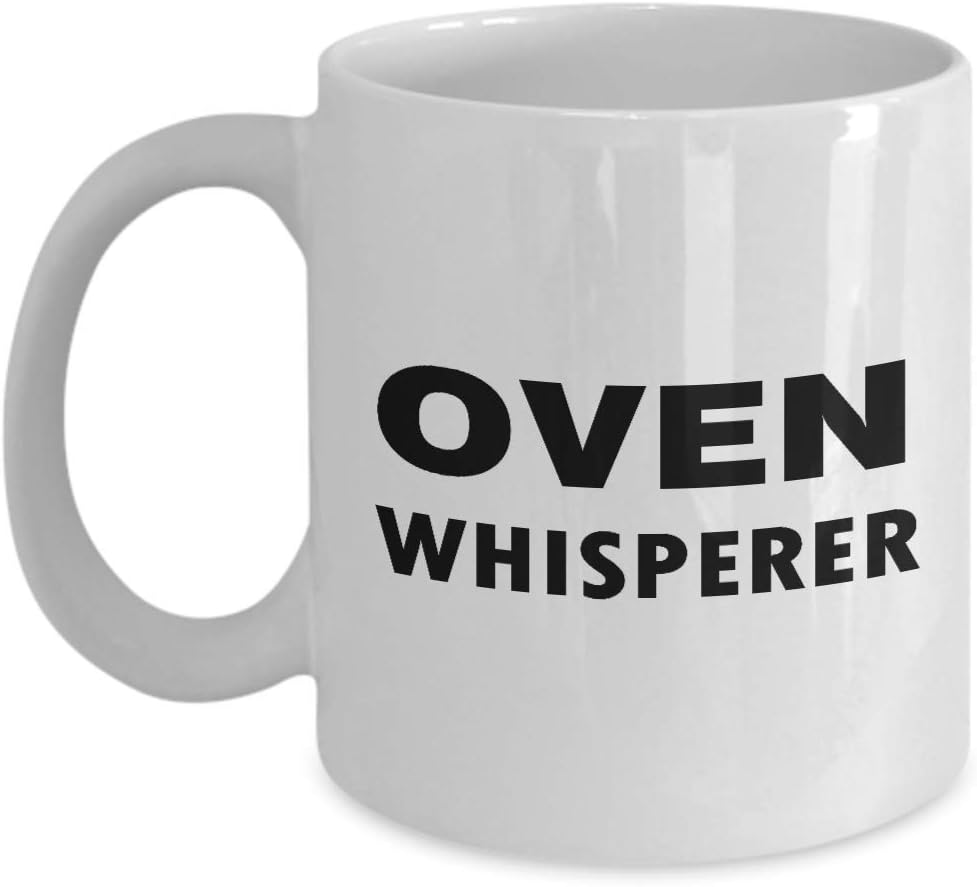 Appreciation Idea For Baker Oven Whisperer - Funny Cute Gag Gifts Tea Cup Coffee Mug Culinary School Cook Cake Decorator Student Dessert Professional Pastry Chef