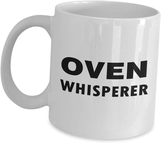 Appreciation Idea For Baker Oven Whisperer - Funny Cute Gag Gifts Tea Cup Coffee Mug Culinary School Cook Cake Decorator Student Dessert Professional Pastry Chef