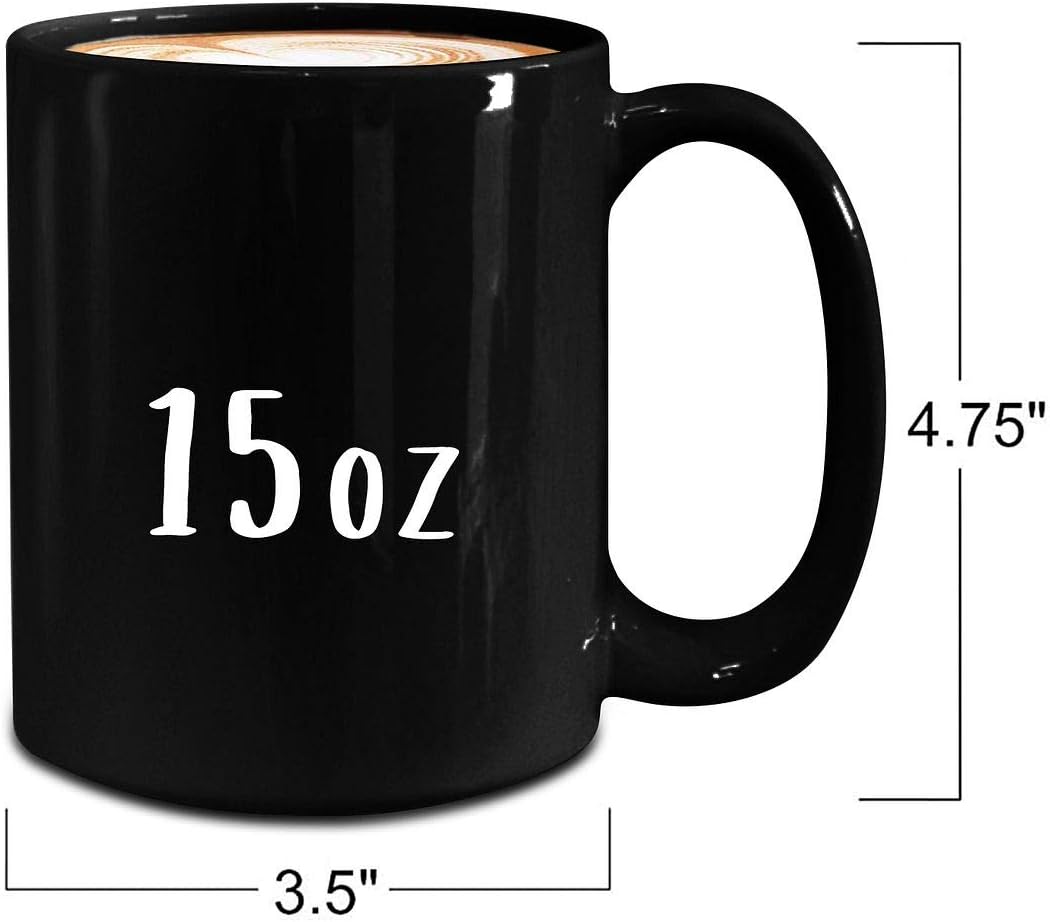 Baker Mug - Large 15oz Black Ceramic Coffee Tea Cup Appreciation Gifts - Funny Baking for Culinary School Student Professional Pastry Chef Cake Decorator Dessert Cute Gag - Oven Whisperer