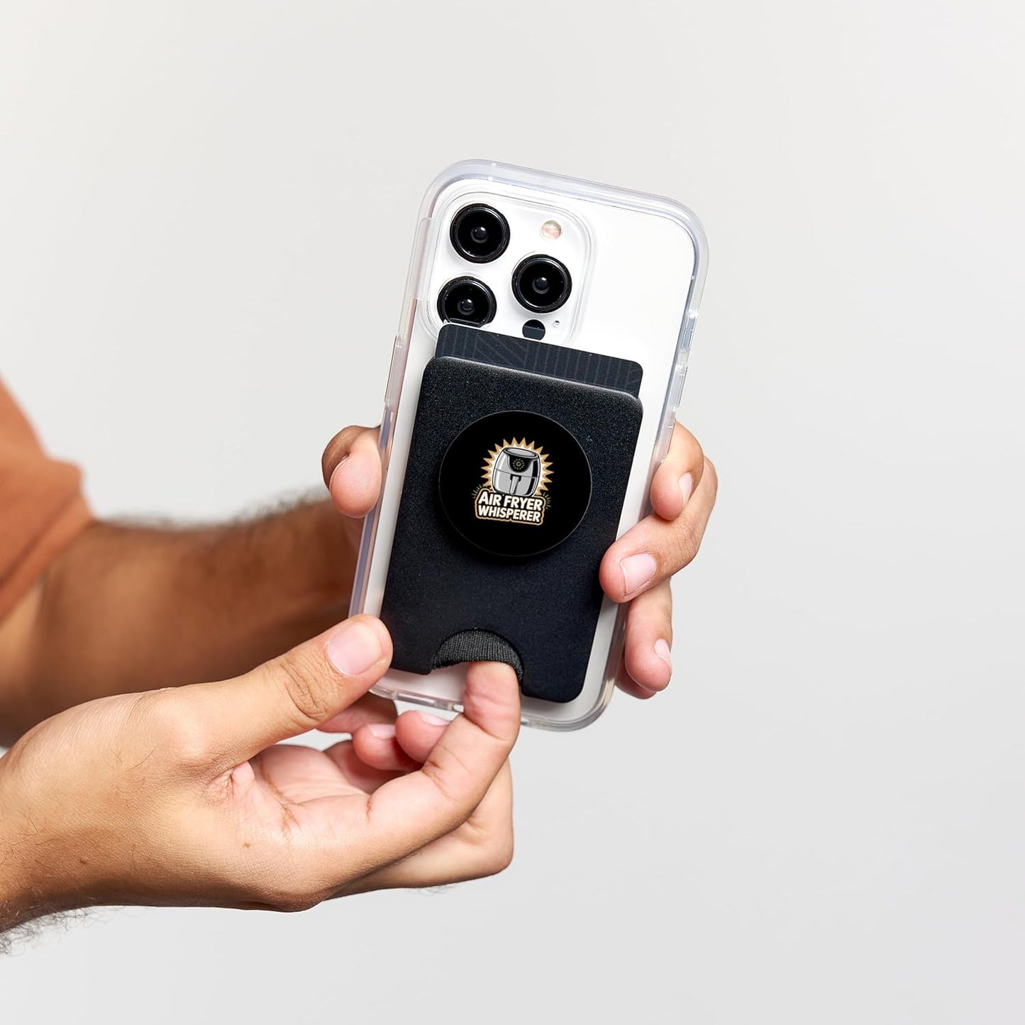 Air Fryer Whisperer PopSockets PopWallet for MagSafe