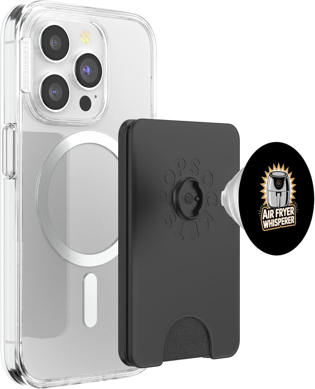 Air Fryer Whisperer PopSockets PopWallet for MagSafe